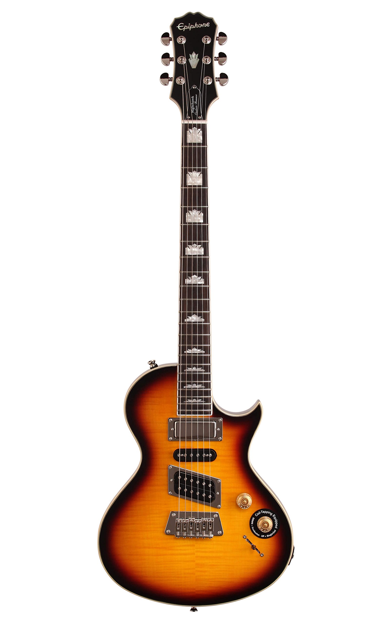 Epiphone Nighthawk Custom Reissue Guitarra eléctrica, Fireburst